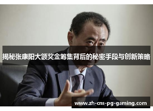 揭秘张康阳大额奖金筹集背后的秘密手段与创新策略